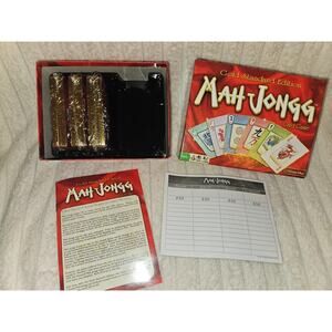 Winning Moves Mah Jongg Card Game Gold Standard Edition *Open Box/Cards Sealed*